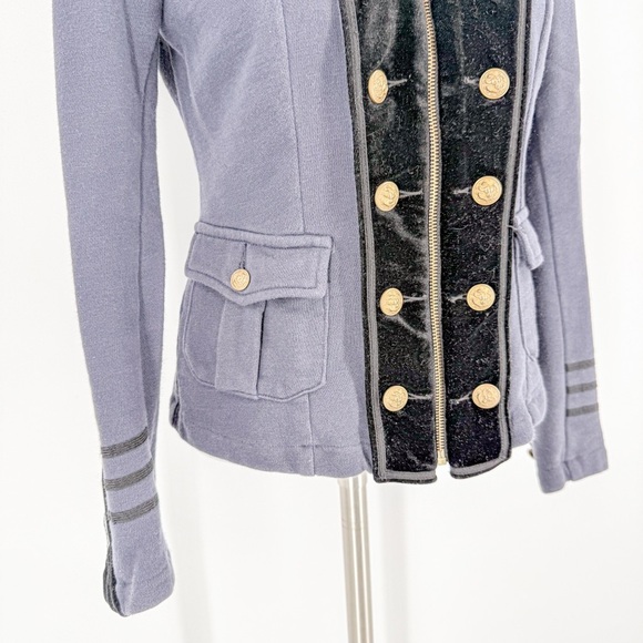 Ralph Lauren Blue and Black Military Blazer - Picture 2 of 8